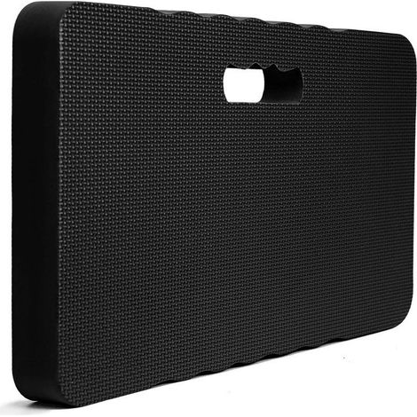 Extra Dicke Knieschoner – Stoßdämpfender Eva-schaum – Rutschfest Und Wasserdicht – Weiches Und Strapazierfähiges Schaumstoffpolster – 43 Cm X 28 Cm X 4 Cm – Schwarz