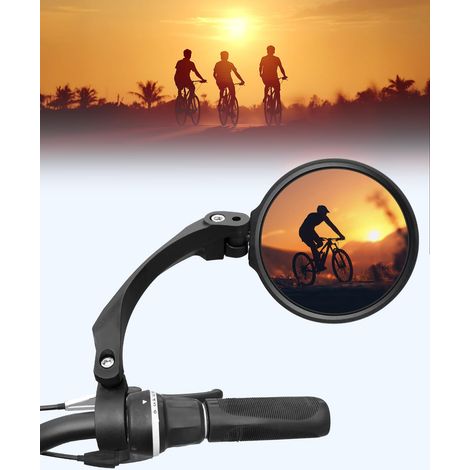 Fahrrad-rückspiegel, Rechter Lenkerspiegel, 360° Verstellbar, Kompatibel Mit Mountainbike-, Rennrad- Und Rollerlenkern (durchmesser 18–22 Mm), Rund, 1 Stück