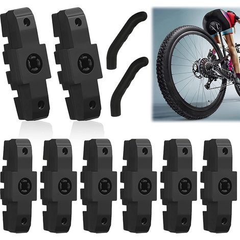 Fahrradbremsbeläge – 8-teiliges Set – Hydraulische V-bremsbeläge Für Rennräder – Kompatibel Mit Magura Hs11/hs22/hs24/hs33/hs66 Modellen – Inklusive 2 Hebelschützern