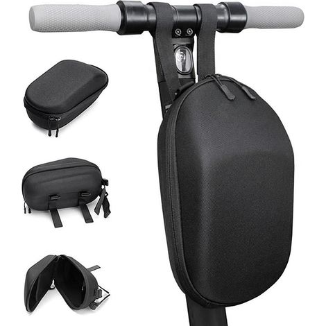 Fahrradtasche, Lenkertasche Für E-bikes, Großes Fassungsvermögen, Wasserdichte Und Strapazierfähige Eva-aufbewahrungstasche, Schwarz