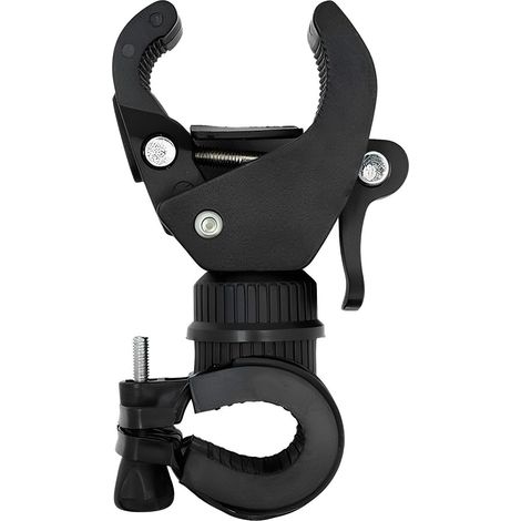 Fahrradtaschenlampenhalterung, 360° Drehbare Klemme, Universalhalterung Kompatibel Mit Taschenlampen Von 18 Bis 35 Mm, Verstellbare Klemme