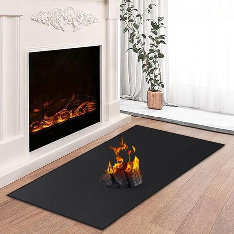 Feuerfeste Grillmatte Für Den Außenbereich – 122 Cm X 76 Cm – Leicht Zu Reinigen – Wasserdichte Feuerstellenmatte Für Terrasse Und Rasen