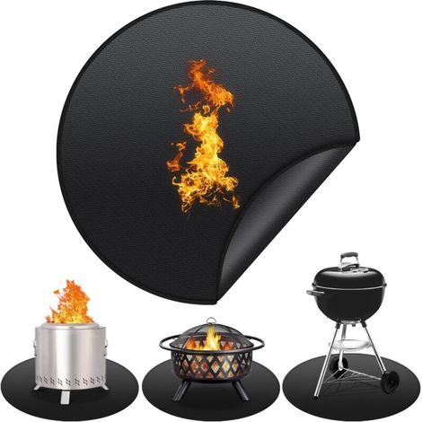Feuerfeste Matte – Für Einzelöfen, Außengrills, Terrassenschutz Usw. – 1 Stück, 99 Cm (39 Zoll)