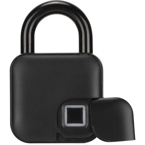 Fingerabdruck-vorhängeschloss, Intelligentes Touch-lock-metallvorhängeschloss Mit Schlüsselloser Biometrischer Verriegelung, Wasserabweisend, Geeignet Für Fitnessstudios, Sport Und Reisegepäck, Von De