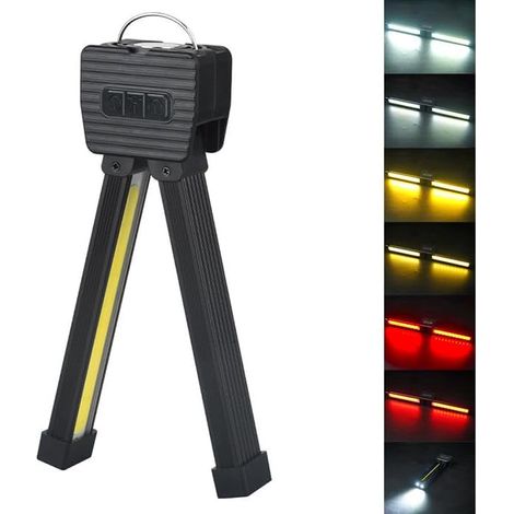 Fitnessraumleuchte – Werkstattleuchte – Usb-aufladbar – Tragbare Taschenlampe – Magnetbefestigung – Ideal Für Pausenbeleuchtung – 180° Drehbar Und Zusammenklappbar Mit Aufhängehaken