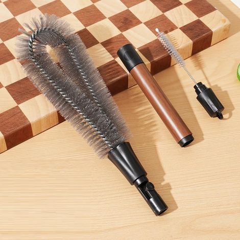Flaschenbürsten Mit Langem Griff, Ideal Zum Reinigen Von Kaffeegläsern, Einmachgläsern, Milchkannen, Tassen Und Weinflaschen.