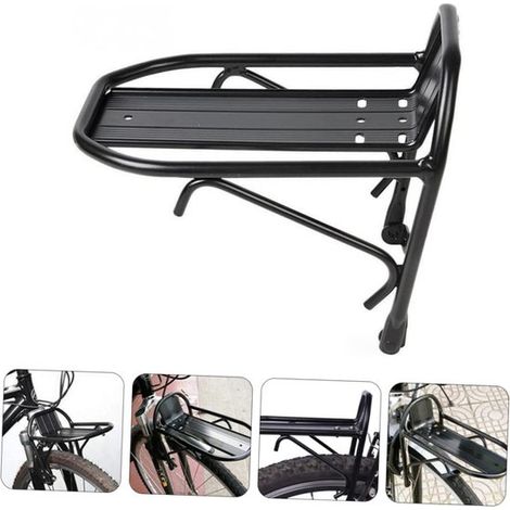 Frontgepäckträger Für Mountainbikes – Frontgepäckträger Für Mountainbikes – Schnellverschluss Für Mountainbikes – Multifunktionaler Gepäckträger – Fahrradzubehör – Aluminiumlegierung – Kompatibel Mit