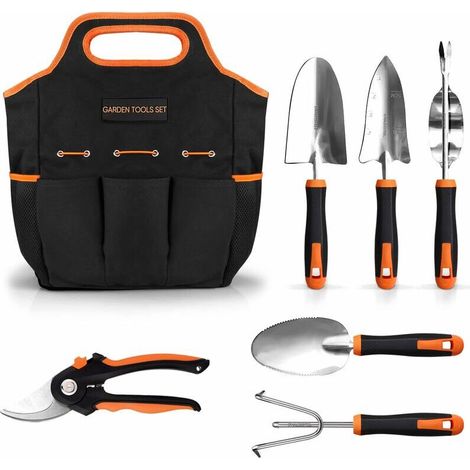 Gartengeräte, 7-teiliges, Robustes Gartengeräte-set Aus Edelstahl, Wasserfest Und Schimmelresistent, Gartengeschenke Für Männer Und Frauen, Zimmerpflanzen,