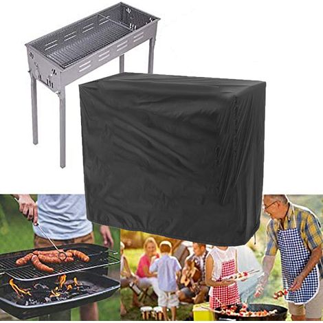 Gasgrillabdeckung – Wasserdichte Polyesterabdeckung Mit Sicherheitsgurten Für Picknicks Im Freien – 80 X 66 X 100 Cm