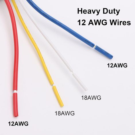 Geeignet Für 12awg-relaisfassungen, 10er-packung – 12 V Dc 4-polig Spdt – Verriegelbarer Relaisfassungs-kabelbaum Mit Kabeln