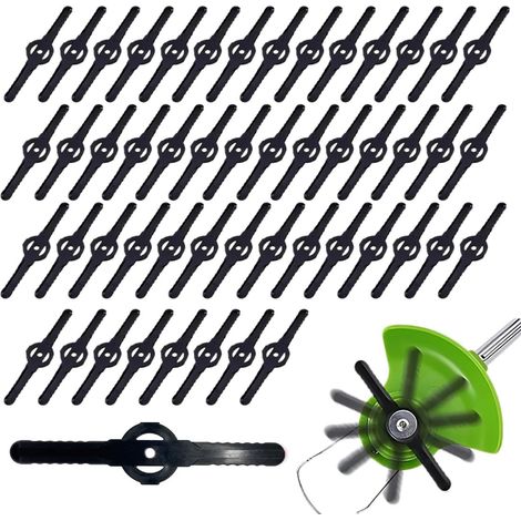 Geeignet Für 50 Rasenmähermesser, Freischneidermesser, Rasenkantenschneidermesser, Kunststoff-ersatzmesser, Garten- Und Rasenmesser Sowie Kantentrimmer.