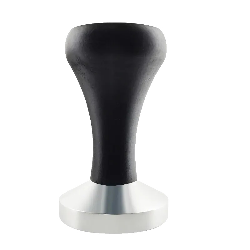 Espresso Tamper, Flacher Boden, Kompatibel Mit Mehreren Siebträgern, Schwarzer Tamper-a, 58mm