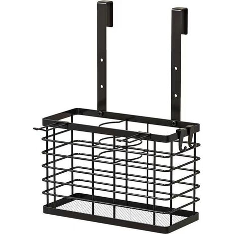 Haartrocknerhalter – 3-in-1-haarstyling-organizer, Höhenverstellbarer Haartrocknerständer, Wand-/schranktür-organizer Für Badezimmer, Geeignet Für Glätteisen/lockenstäbe Und Haarglätter