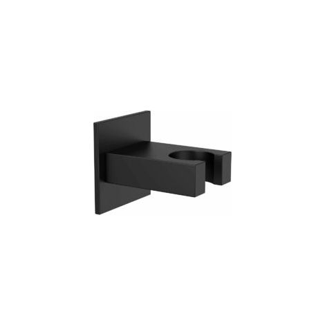 Handbrausekopfhalterung, Schwarze Handbrausekopfhalterung, Rechteckige Handbrausekopfhalterung (schwarz)