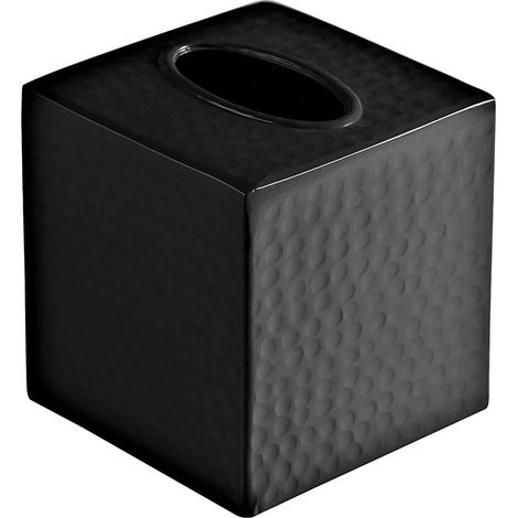 Handgefertigte, Quadratische Handtuchbox – Handtuchhalter In Mattschwarz – Quadratisches Wäscheständer-zubehör Aus Metall – Dekorative Handtuchbox – Handtuchhalter In Mattschwarz
