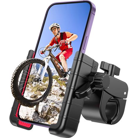 Handyhalterung Fürs Fahrrad – Kamerakompatibel – 360°-drehung – Für Iphones Und Android-smartphones Von 4,5 Bis 7 Zoll – Für Fahrrad, Motorrad Und Roller