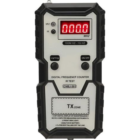 Hochpräziser Digitaler Frequenztester Mit Schlüsselanhänger – Genaue Und Zuverlässige Infrarotsignalerkennung, 100 Mhz Bis 1 Ghz, Von Debuns