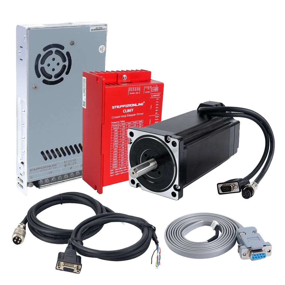 Geschlossener Regelkreis Schrittmotor, Mehrere Drehmomentoptionen, Optischer Encoder, 12nm, 14mm