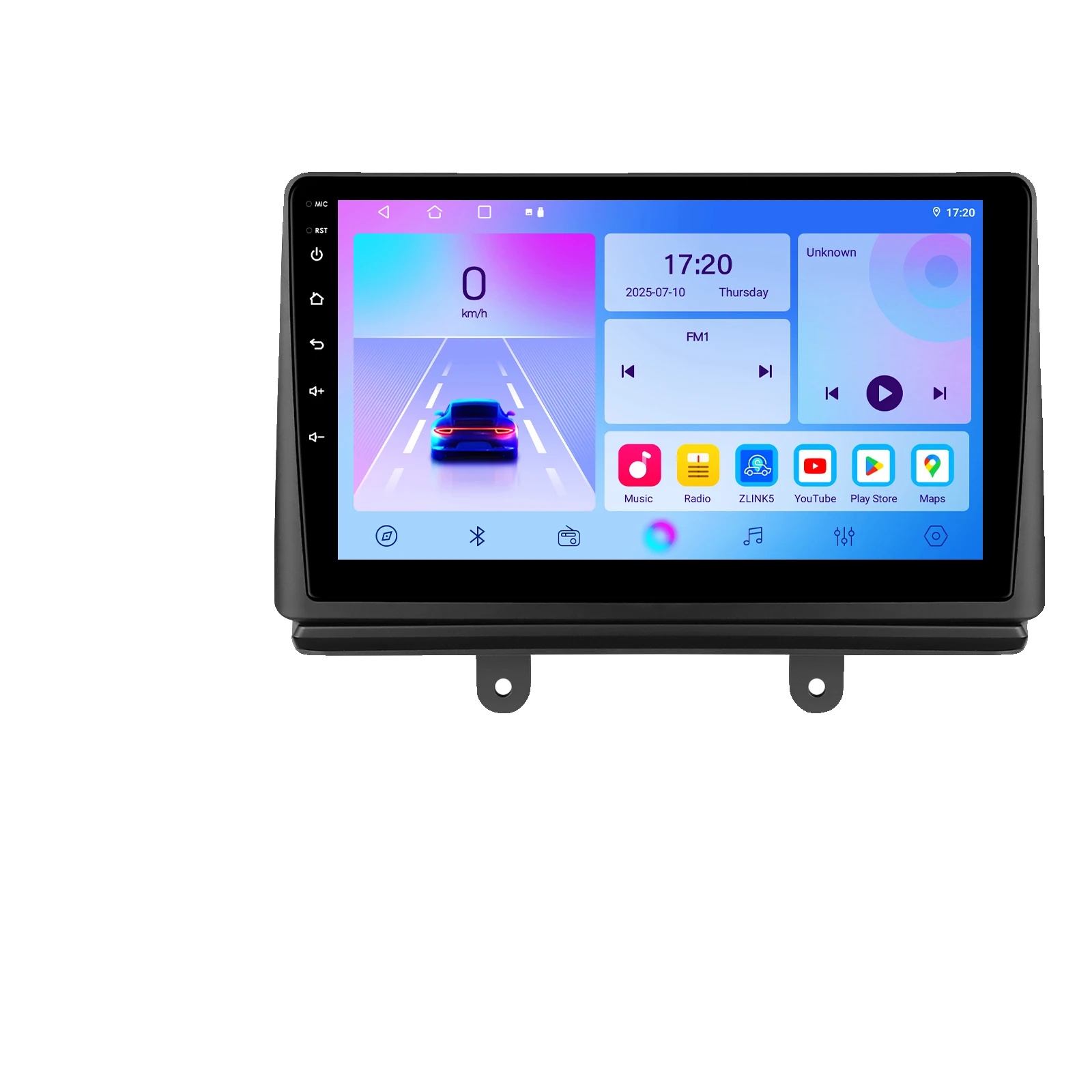 Auto-multimedia-player, Intelligenter Bildschirm, Smartphone-kompatibilität, Kompatibel Mit Fiat Doblo 2002-2009, T4cp (4core 4g 64g)