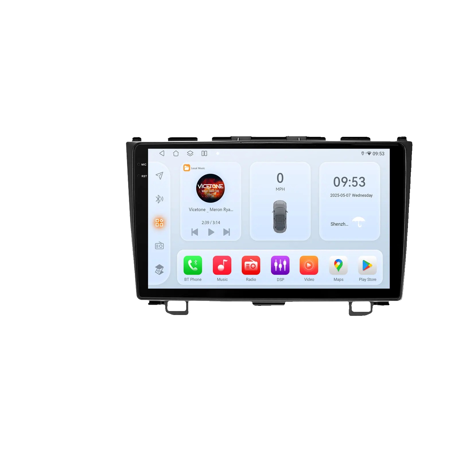 Autoradio, Multimedia-video-player, Smartphone-kompatibilität, Kompatibel Mit Honda Cr-v 3 Re Crv 2007-2011, Qs8 (8 Kerne-8g 128g)