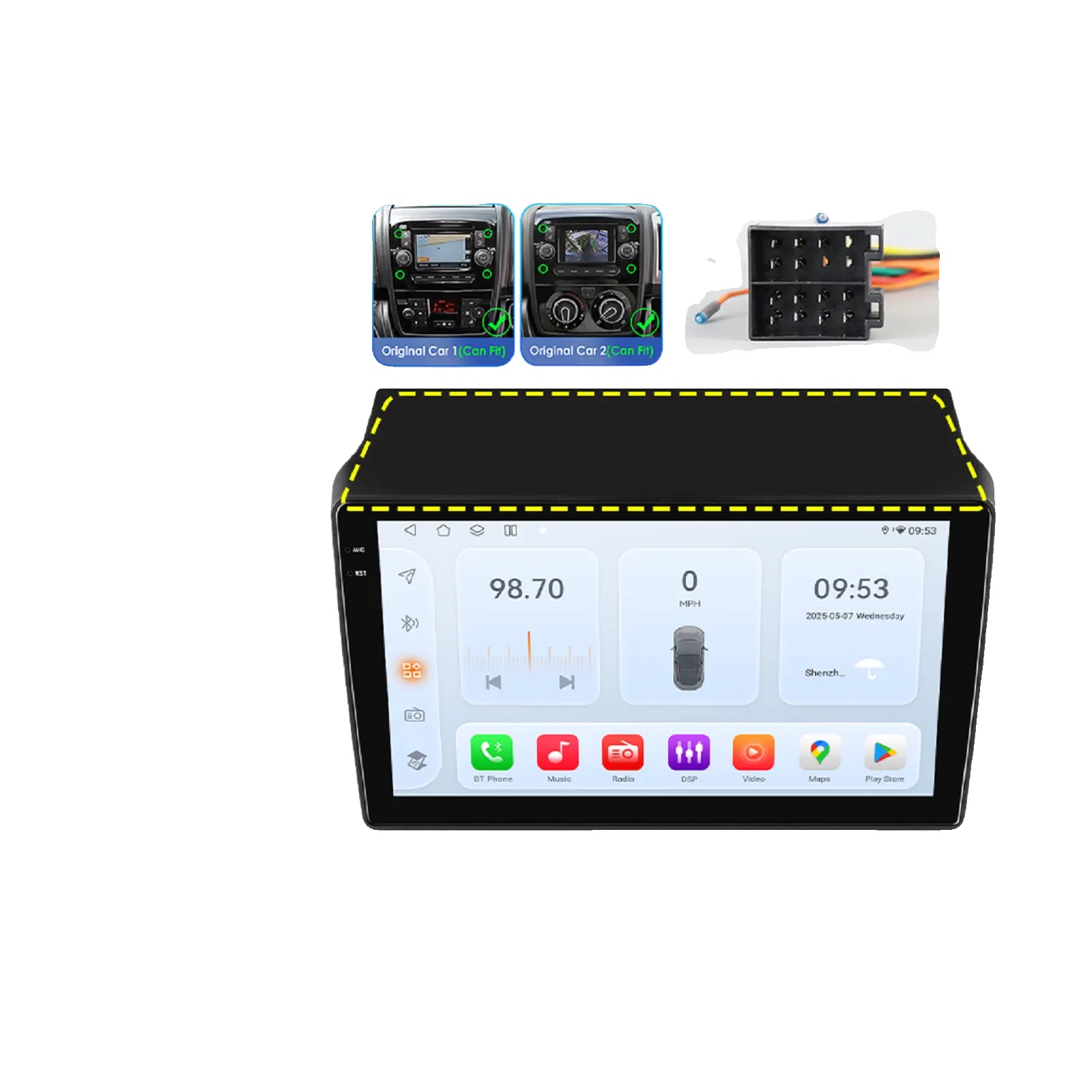 Carplay, Intelligente Konnektivität, Kompatibel Mit Fiat Ducato 3, Citroen Jumper 2, Peugeot Boxer 2 2016 - 2022, Qs1 (3gb 32gb)-typ A