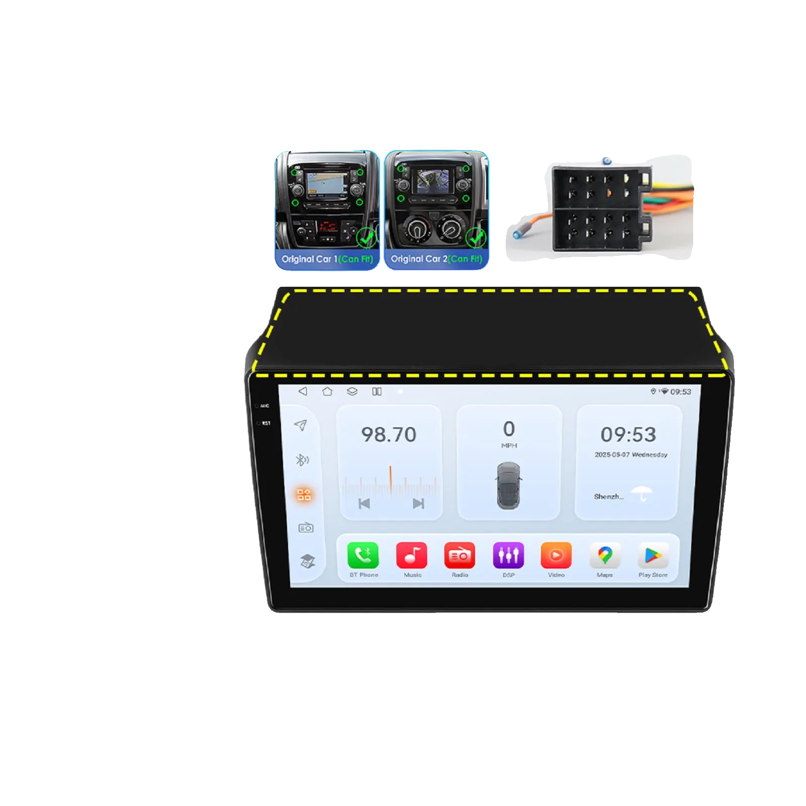Carplay, Intelligente Konnektivität, Kompatibel Mit Fiat Ducato 3, Citroen Jumper 2, Peugeot Boxer 2 2016 - 2022, Qs6 (6gb 64gb)-typ A