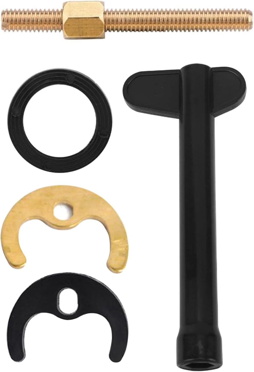 Armaturen-befestigungsset – 1 Stück – Edelstahl Und Kupfer – Doppelloch M10 – Küche/bad – Schwarz/silber/gold