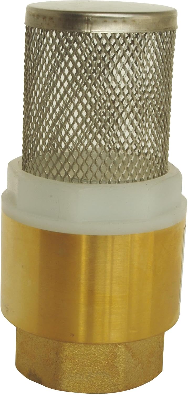 3/4"-rückschlagventil-sieb – Messing/edelstahl – Pumpenschutz – Wasser/öl – 110 °c