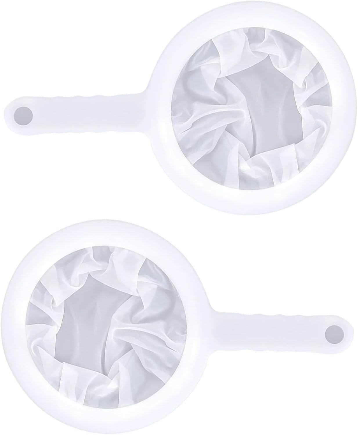 Set Mit 2 Feinsiebfiltern – Bpa-freies Nylon – 100 Und 400 Mesh – Für Saft, Kaffee, Wein, Milch – Hitzebeständig Bis 120 °c