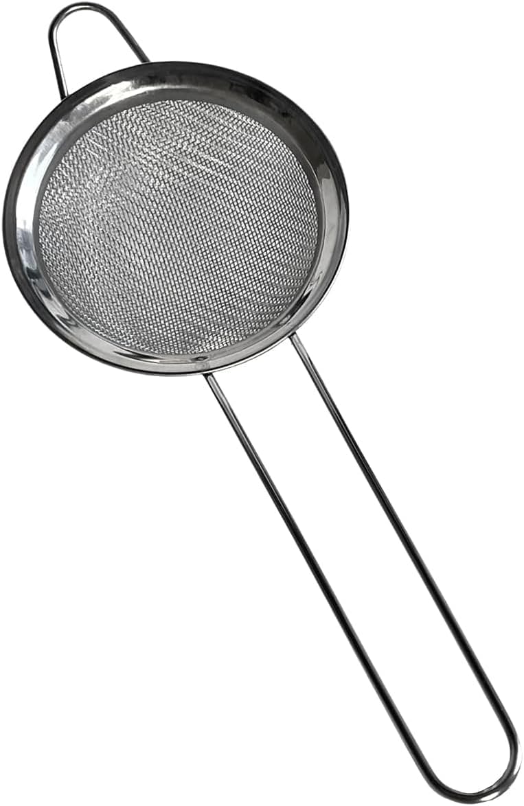 Sieb – 1 Stück – Edelstahl – Feinmaschig – Für Küche Und Backen – Durchmesser 8 Cm