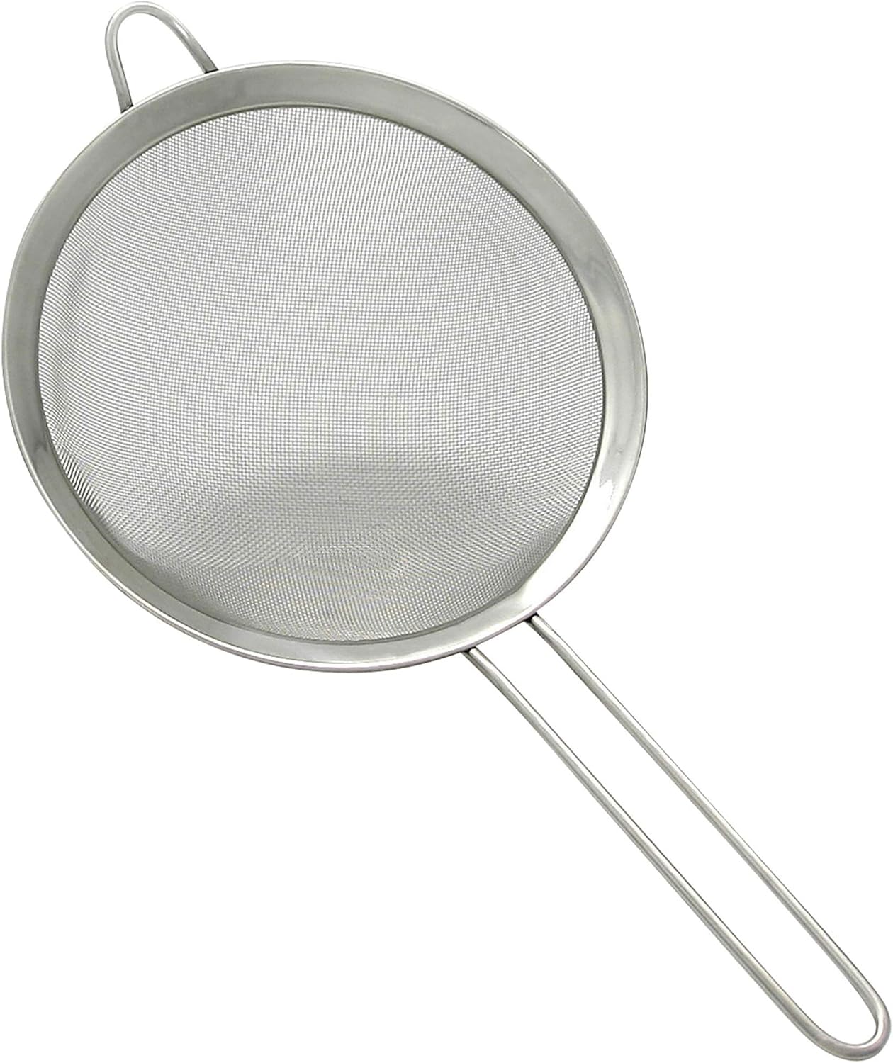 Küchensieb Aus Edelstahl – 1 Stück – Verstärkter Rand – Feinmaschenweite 1 Mm – Für Nudeln Und Gemüse – Durchmesser 20 Cm
