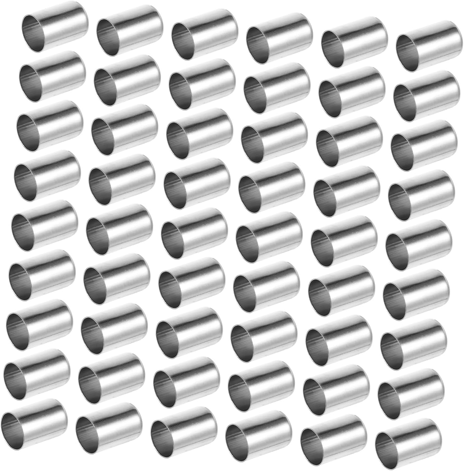 Crimp-hülsen – 100 Stück – Edelstahl – Hochdruckverschraubungen – Industrielle Hydrauliksysteme – Kompatibel Mit Verschiedenen Schläuchen