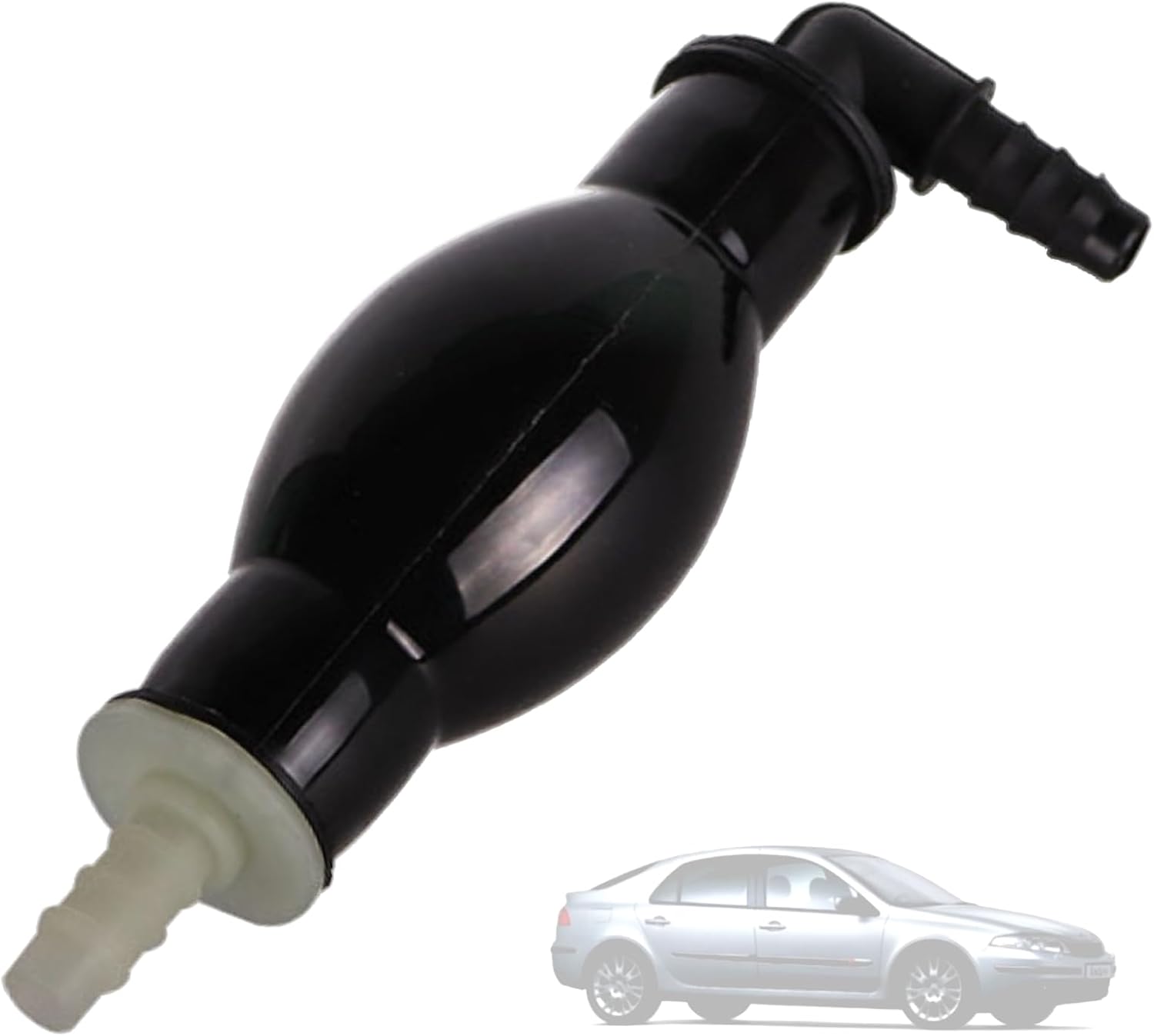 Manuelle Ansaugpumpe – 1 Stück – Strapazierfähiges Gummi – Für 10-mm-dieselkraftstoffleitungen – Renault Clio, Laguna, Kangoo, Scenic – Kompatibel Mit 1,5-dci- Und 1,9-dci-motoren