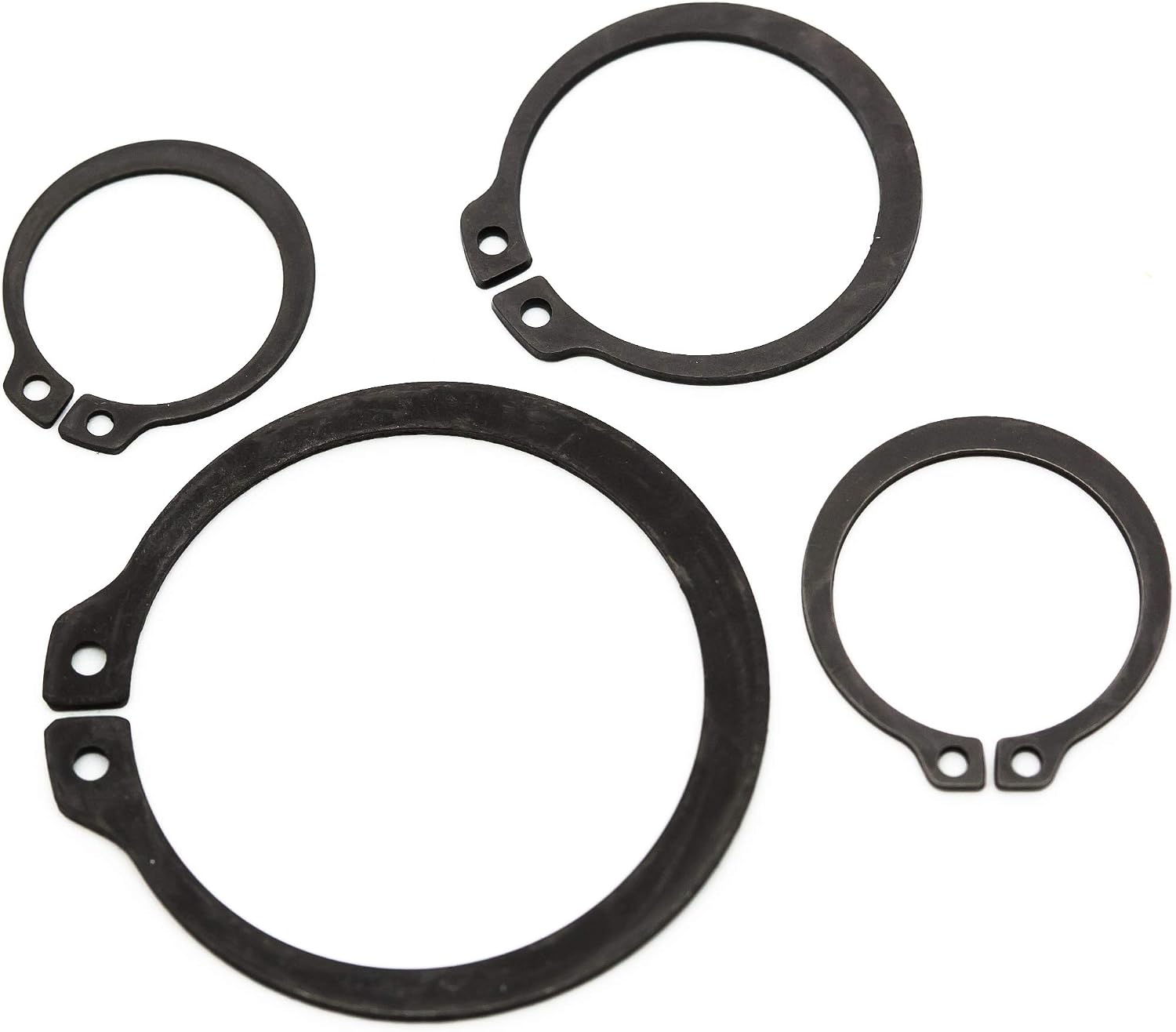 Äußere Sicherungsringe – 2er-pack – Phosphatierter Stahl – Sichere Befestigung Nach Din 471 – Für Mechanische Wellen – Durchmesser 30 Mm