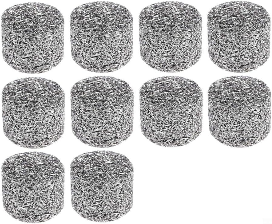 Edelstahlfilter – 10er-pack – Hochleistungs-siebgewebe – Geeignet Für Hochdruckreiniger Bis 3000 Psi – 14 X 10 Mm