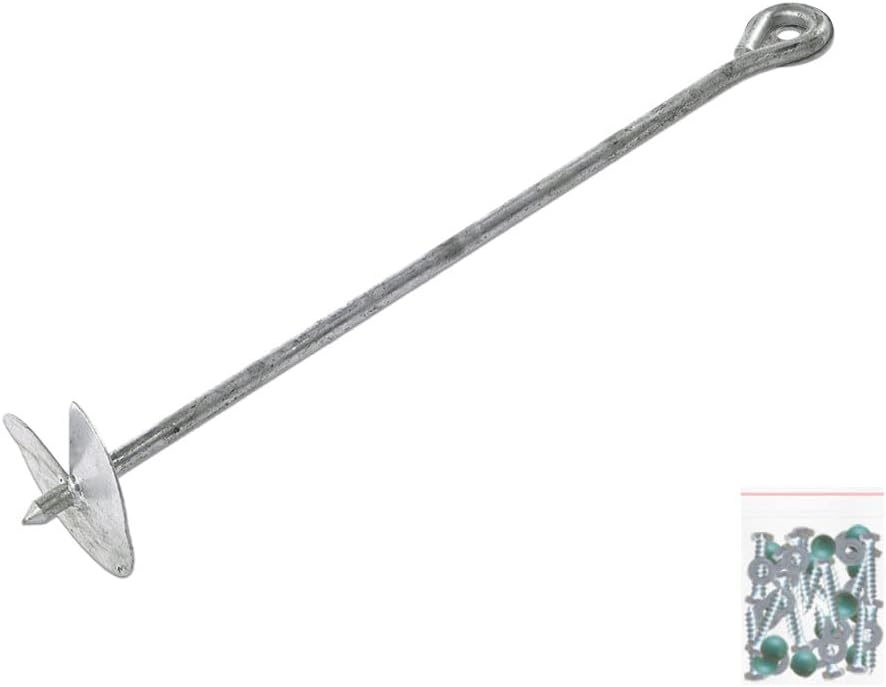 Stahl-bodenanker – 4er-set – Verzinkter Stahl – Sichere Befestigung Für Schaukeln – Gärten Und Spielplätze – 50 Cm