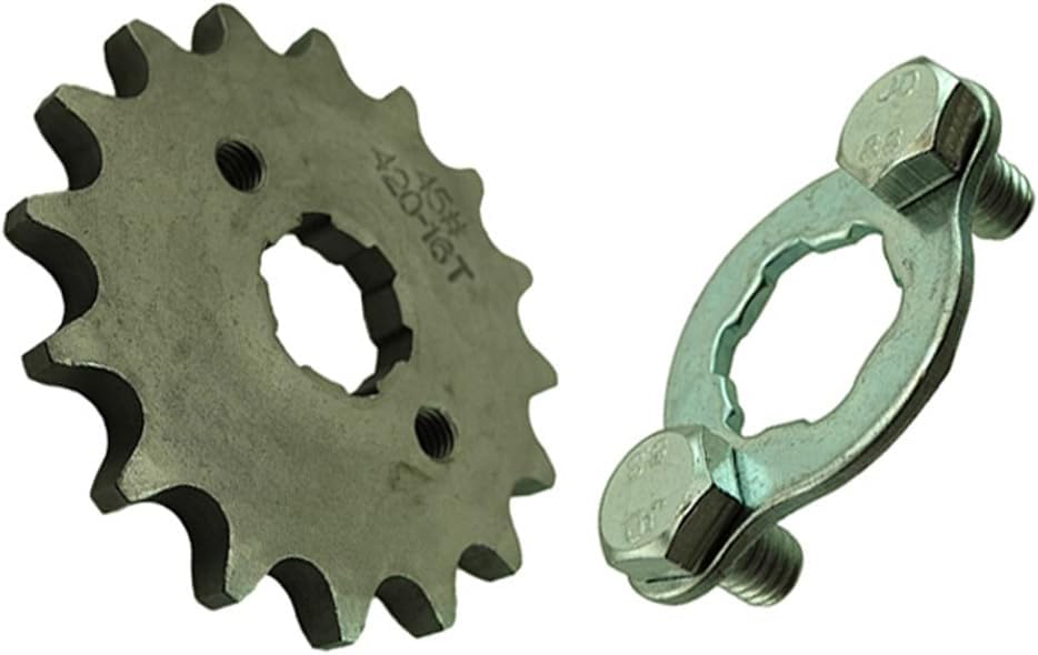 Ritzel Für Vordermotor – 1 Stück – Gehärteter Stahl – 420er Kettenantrieb, 16 Zähne – Für Chinesische Pitbikes Und Quads – 17 Mm Bohrung