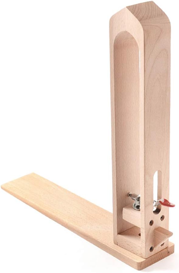 Lederklemme – 1 Stück – Holz Und Edelstahl – 360°-drehung – Nähen, Basteln Und Hobbys – Verstellbare Größe