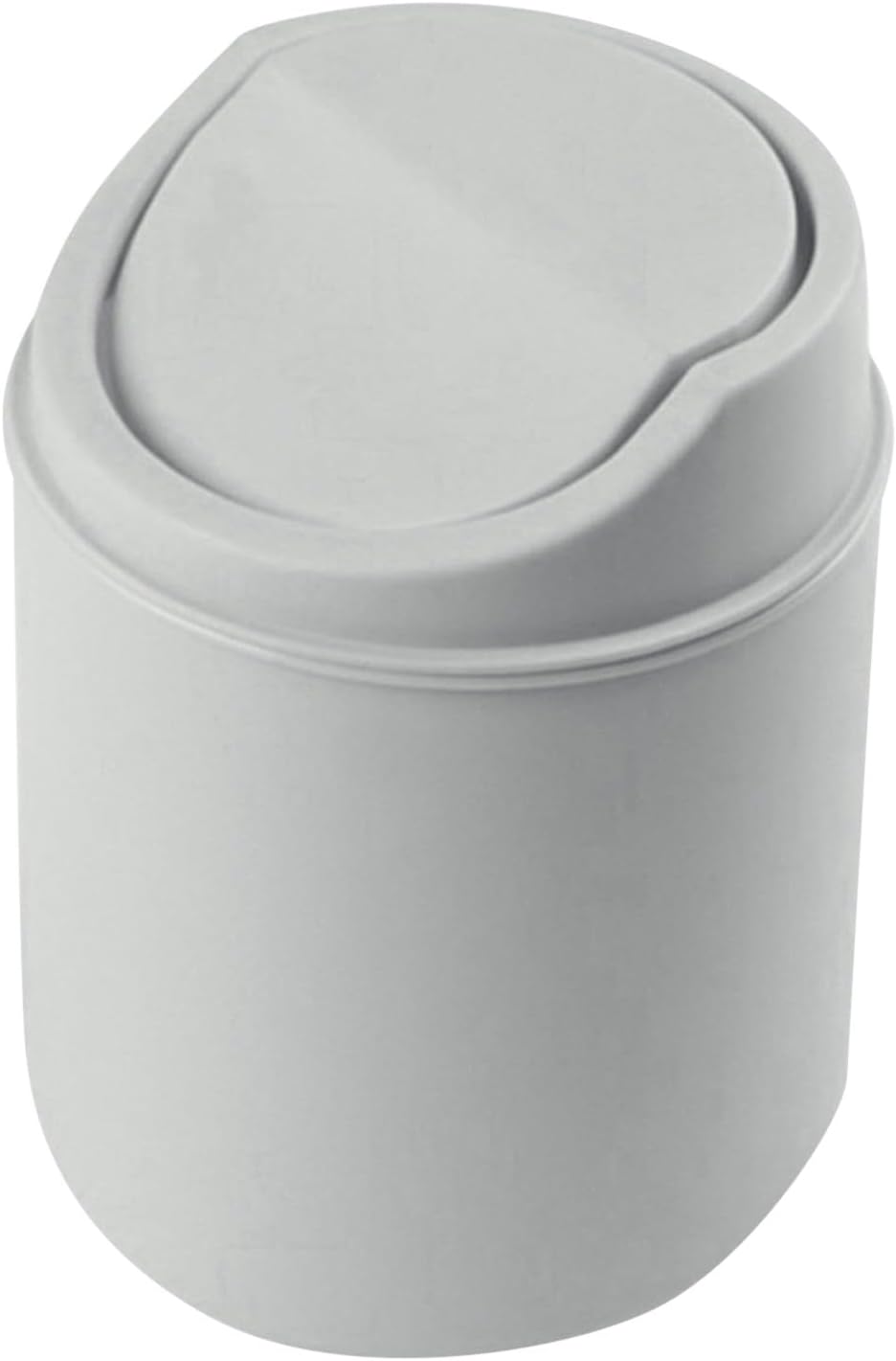 Mini-abfalleimer (5 L) – Pp-kunststoff – Geruchsdichter Schwingdeckel – Für Küche Und Bad – 16 X 12,5 Cm