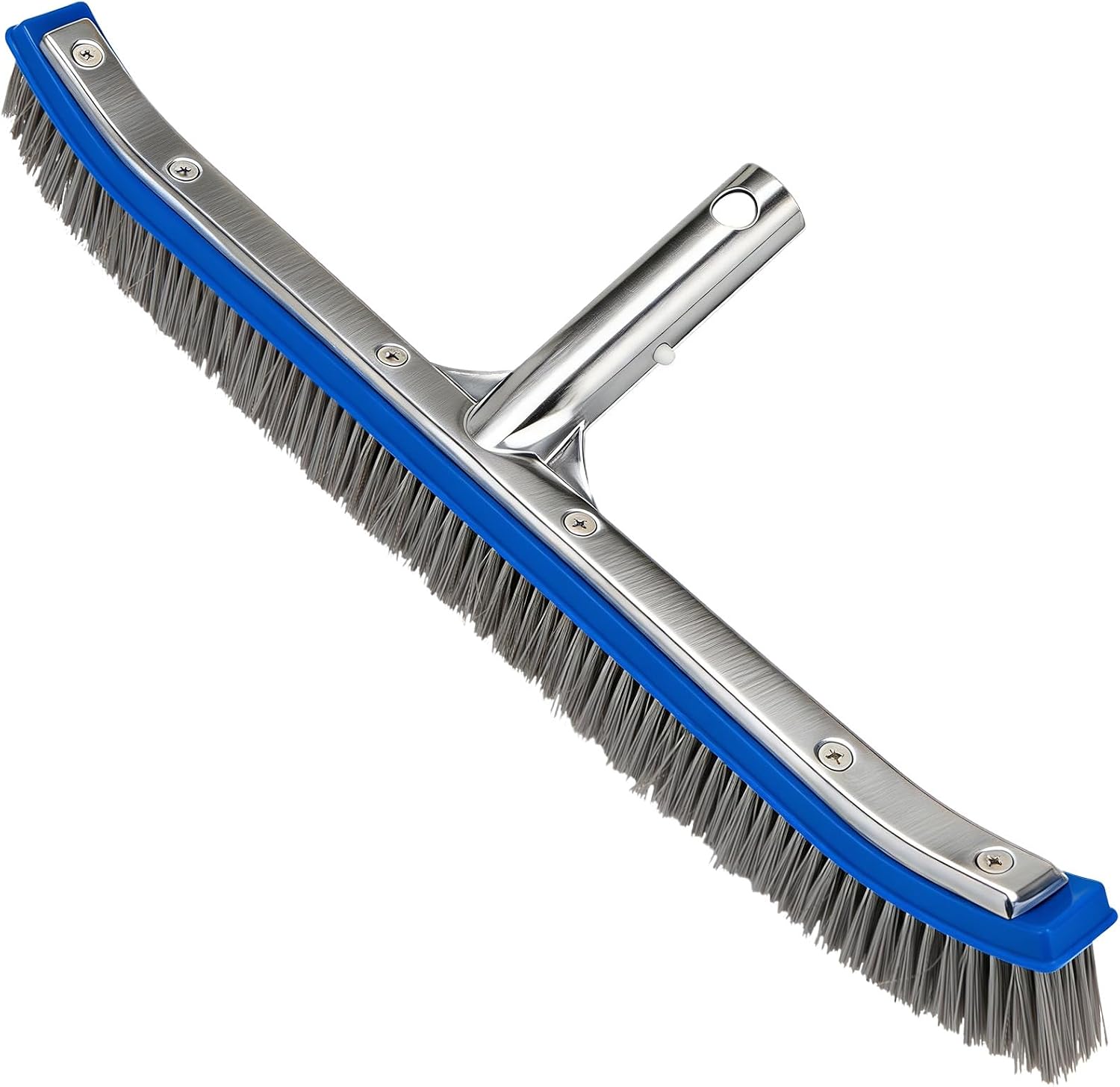45,7 Cm Poolbürste – Stahl Und Nylon – Aluminiumrücken – Ez-clip – Reinigung Von Boden Und Wänden