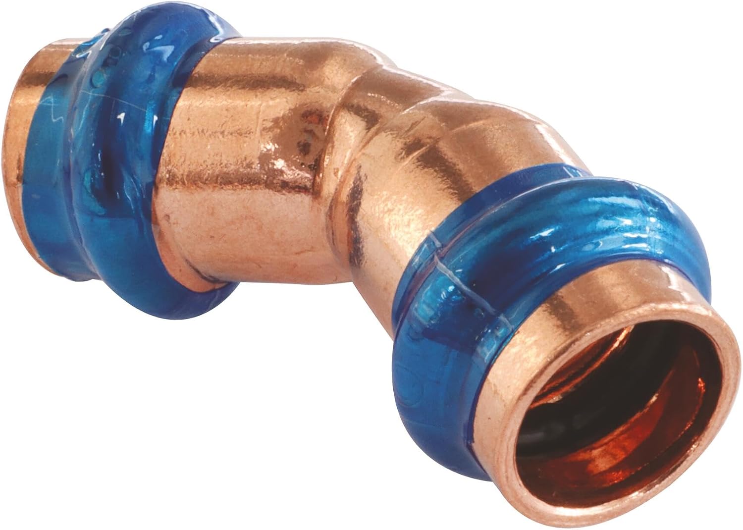 45°-kupferbogen Ø16 – Crimp Ff, Nicht Abnehmbar – V-profil, Epdm-dichtung – Max. 16 Bar, 95 °c – Sanitärheizung