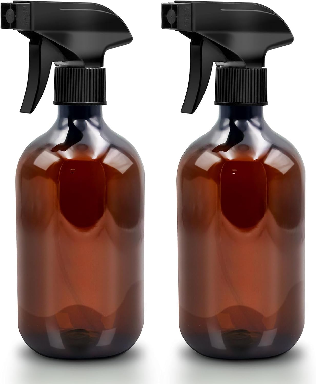 Sprühflasche – 2er-pack – Pet-kunststoff – Verstellbare Düse – Garten Und Haushalt – 500 Ml – Braun