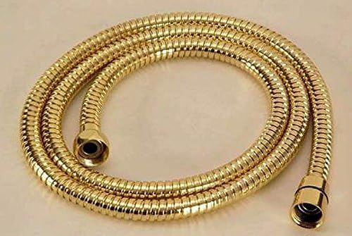 Duschschlauch – 1 Stück – Edelstahl – Goldfarben – 1,70 M – Verstärkt