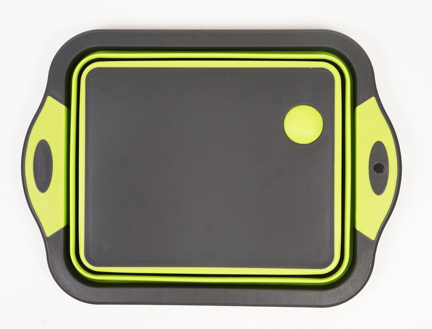 Faltbares Schneidebrett – 1-teilig – Pp Und Silikon – Abtropffläche Und Sieb – Küche Und Camping – 42,5 X 30,5 Cm
