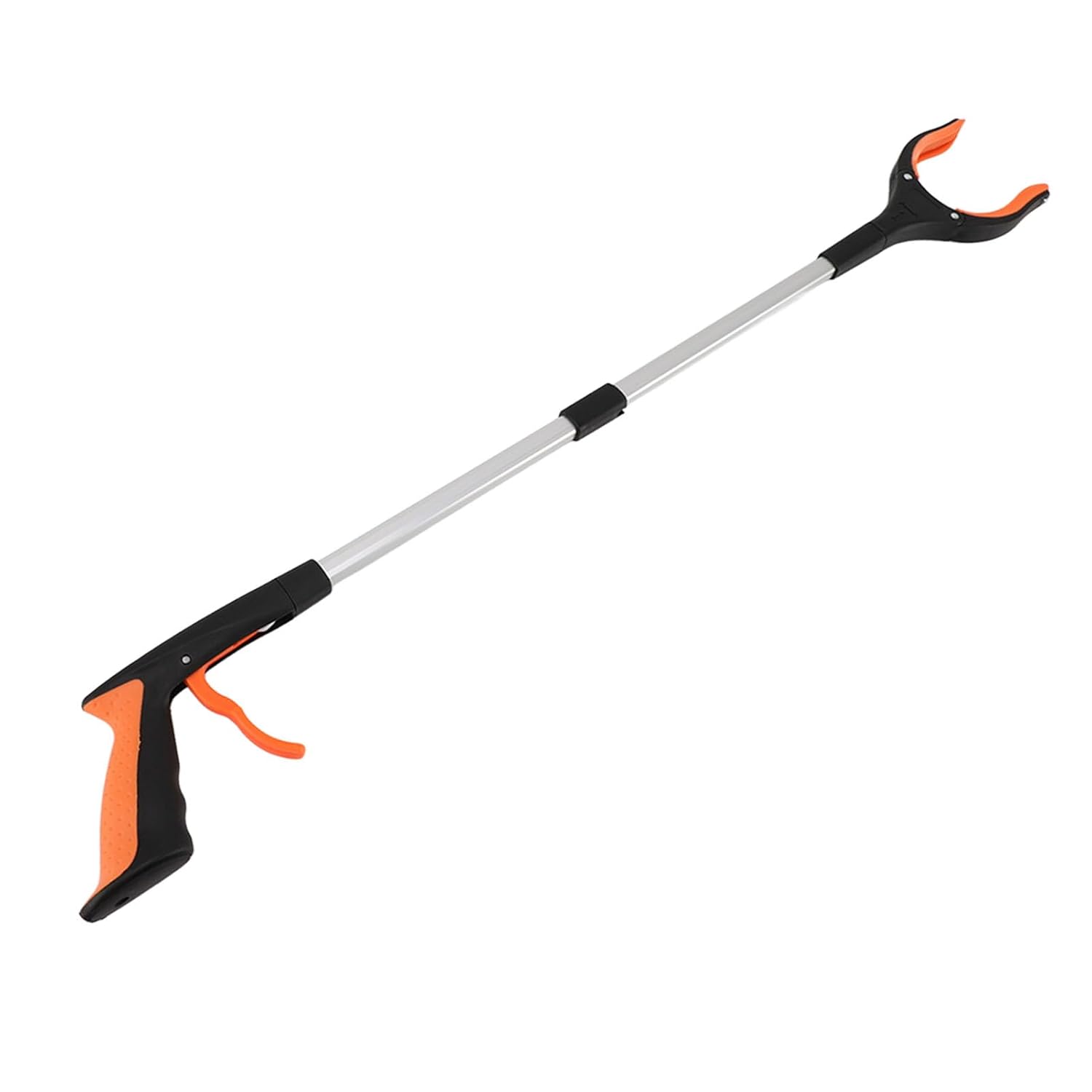Greifer – 1 Stück – Aluminiumlegierung – Verstellbarer Und Klappbarer Griff – Für Garten Und Eingeschränkte Mobilität – Orange
