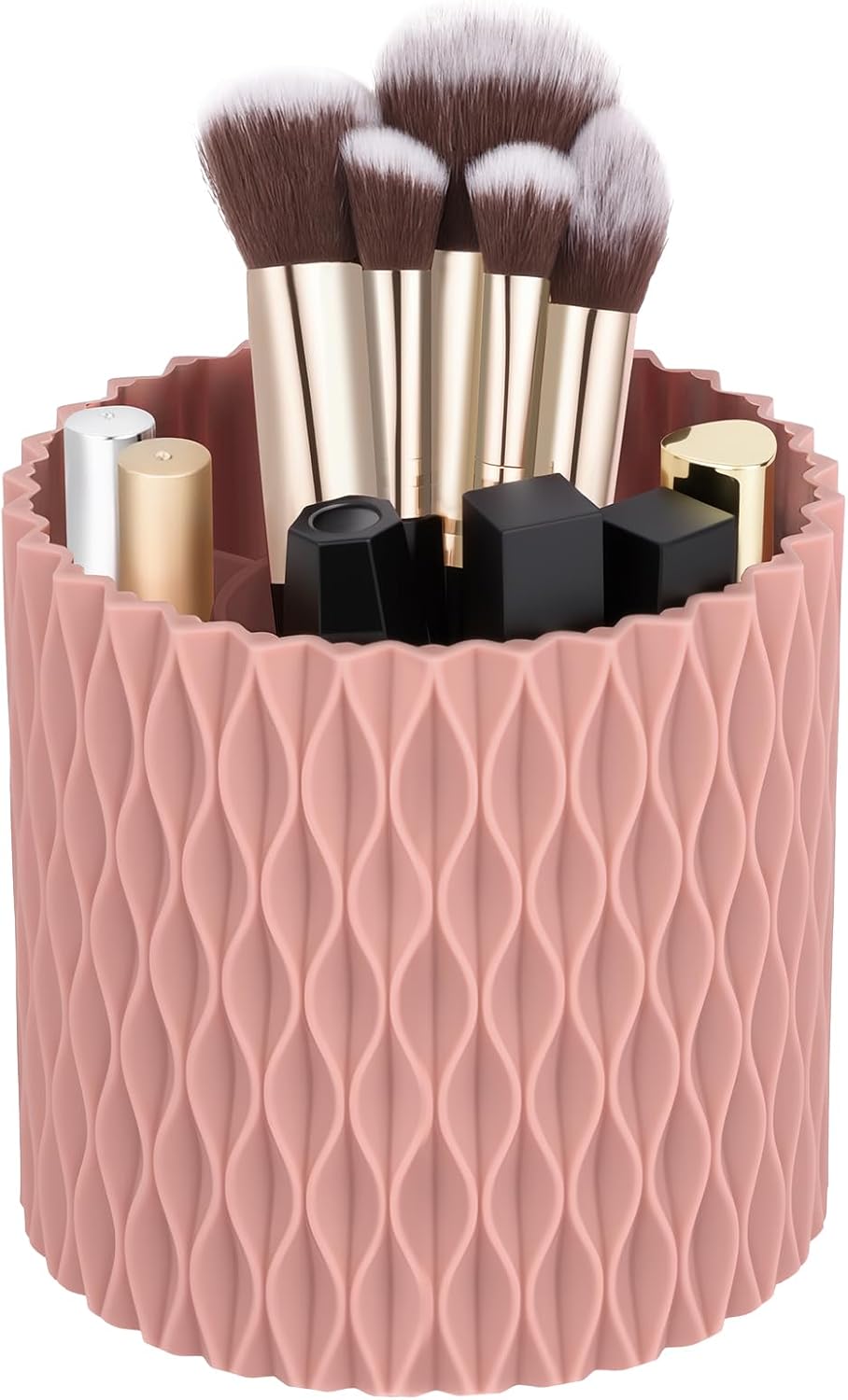 Drehbarer Make-up-organizer – 1 Stück – Pp-kunststoff – 5 Fächer – Für Badezimmer Und Schminktisch