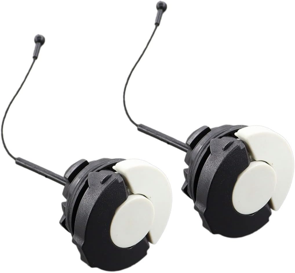 Tankdeckel – 2er-pack – Robuster Kunststoff – Tankdichtung – Für Stihl Freischneider – Schwarz