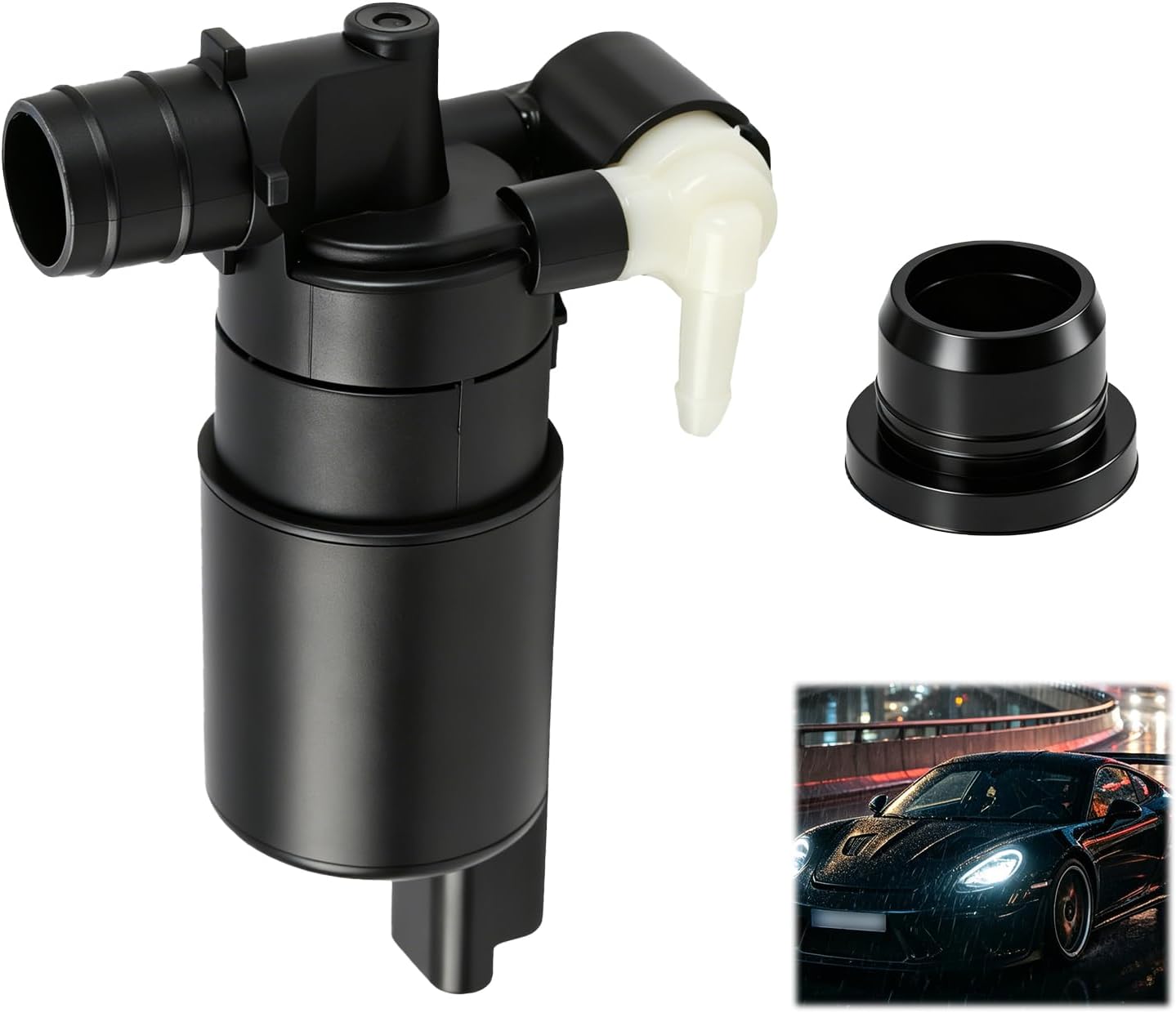 Scheibenwaschpumpe – 1 Stück – Verstärkter Kunststoff – Direkter Oe-ersatz – Für Citroën, Peugeot, Renault – Motor 643475