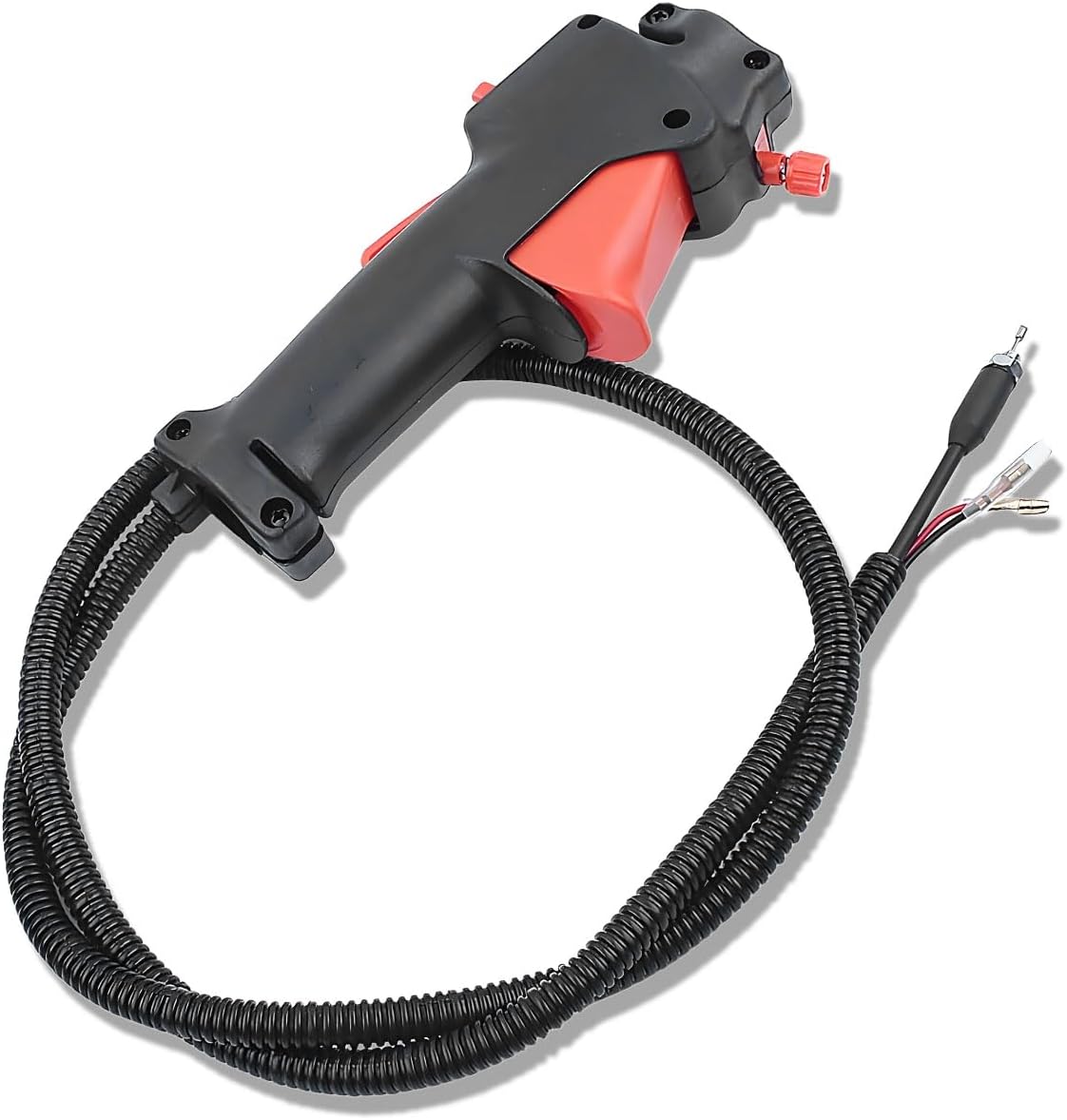 26-mm-steuergriff – 1-teilig – Robuster Kunststoff – Reaktionsschneller Gashebel – Für Freischneider Und Rasenmäher – 1,35 M Kabel