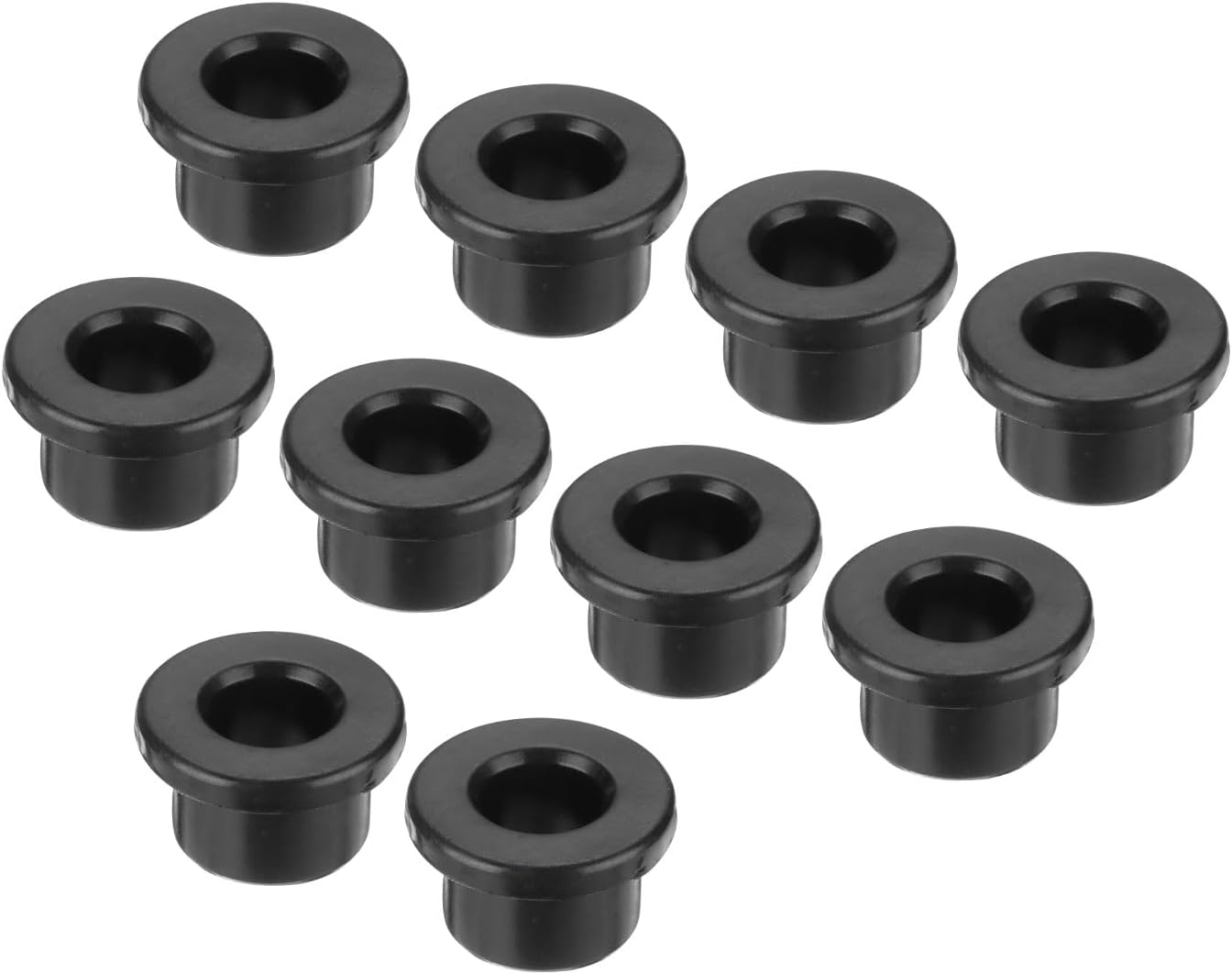 Kabeldurchführungen Aus Gummi – 10er-pack – Schwarzes Silikon – Wasserdicht Und Schützend – Für Industriepaneele – 16,5 Mm